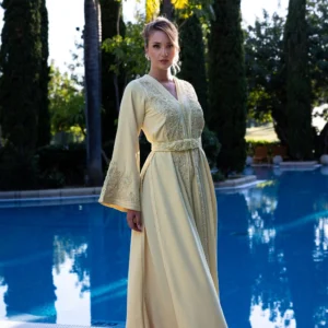 Caftan Amira Golden Bloom
