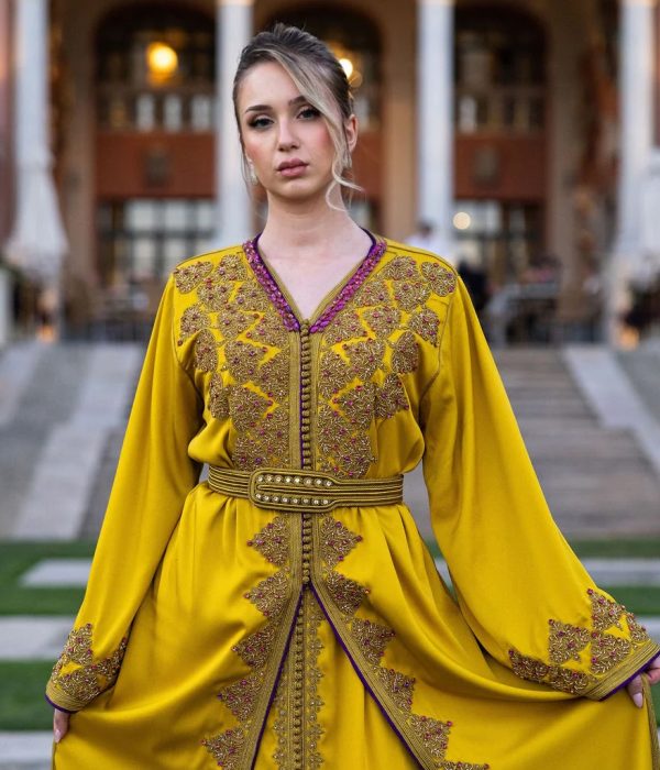 Caftan Selma Saffron_crop