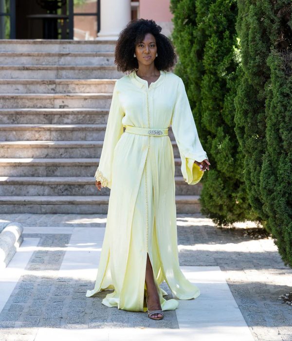 Caftan jaune beurre Janna_crop